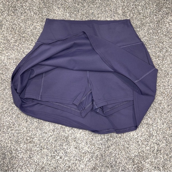 lululemon Align High-Rise Skirt Nightfall Purple 3” Inseam Skort Sz 8 NWOT - Picture 3 of 6